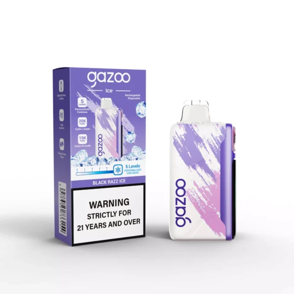 GAZOO ICE 20000 Puffs – Black Razz Ice