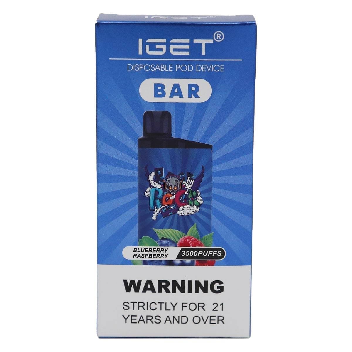 IGET Bar 3500 Puffs Blueberry Raspberry - Image 4