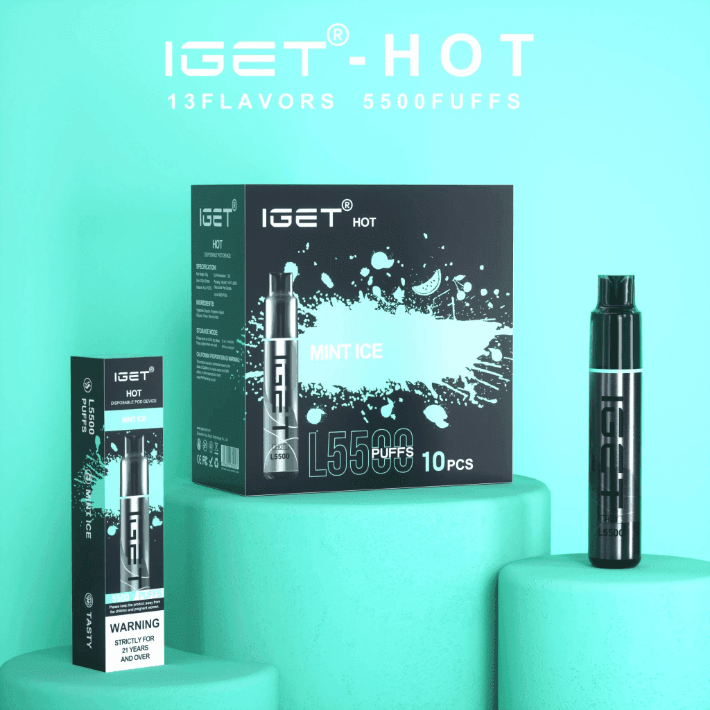 IGET Device Technical Features Schematic showing battery and coil placement