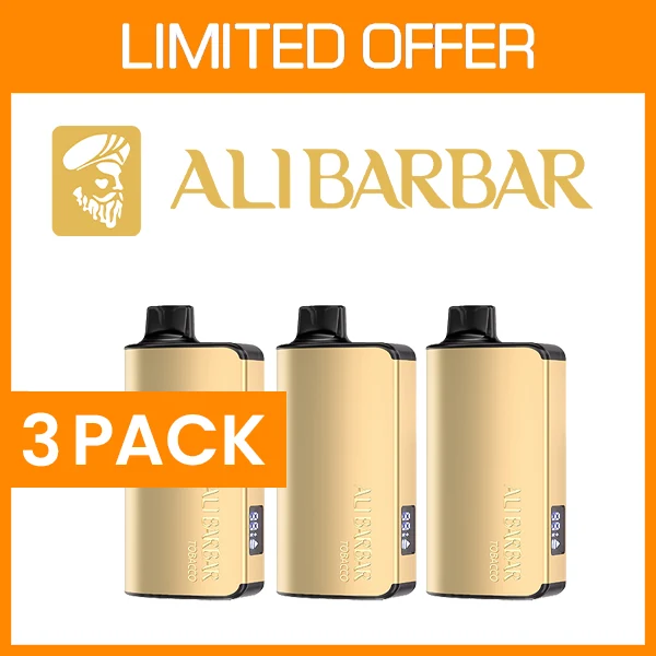 3 PACK – ALIBARBAR INGOT – 9000 PUFFS