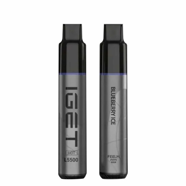 IGET HOT 5500 Puffs Blueberry Ice