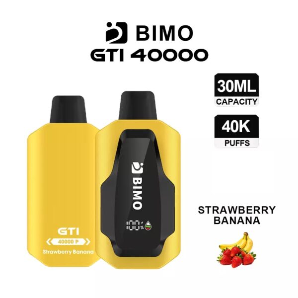 BIMO GTI 40000 Puffs – Strawberry Banana