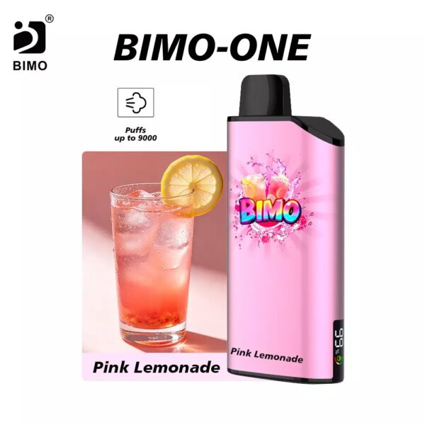 BIMO ONE 9000 Puffs – Pink Lemonade