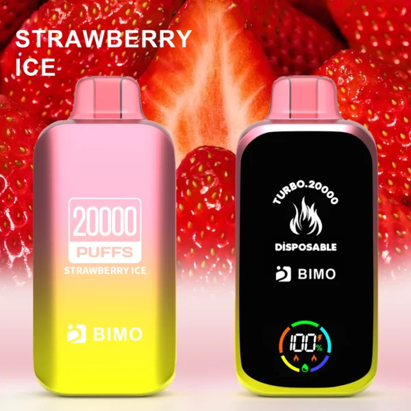 BIMO Turbo 20000 Puffs – Strawberry Ice