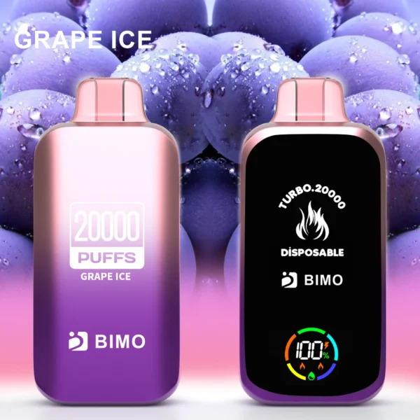 BIMO Turbo 20000 Puffs – Grape Ice