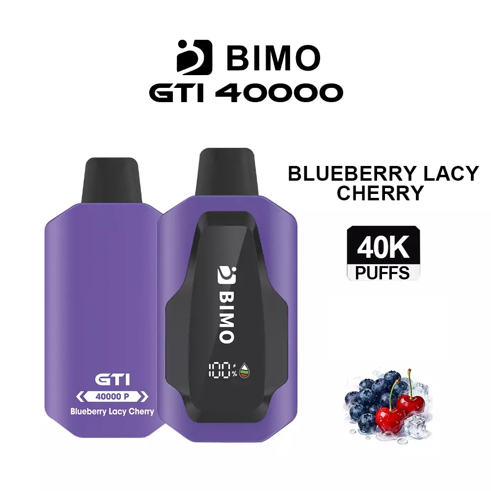 BIMO GTI 40000 Puffs – Blueberry Lacy Cherry