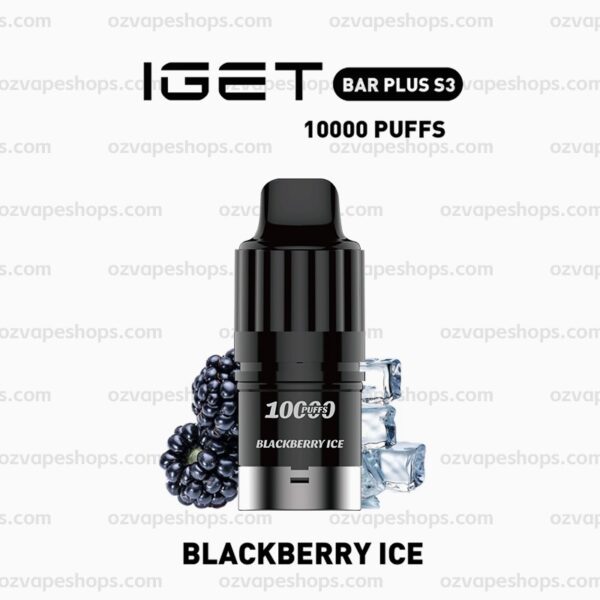 IGET Bar Plus S3 Pod – Blackberry Ice