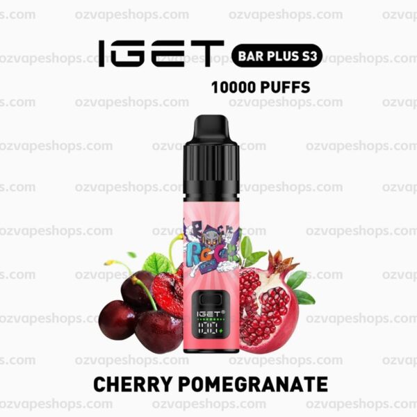 IGET Bar Plus S3 Kit – Cherry Pomegranate