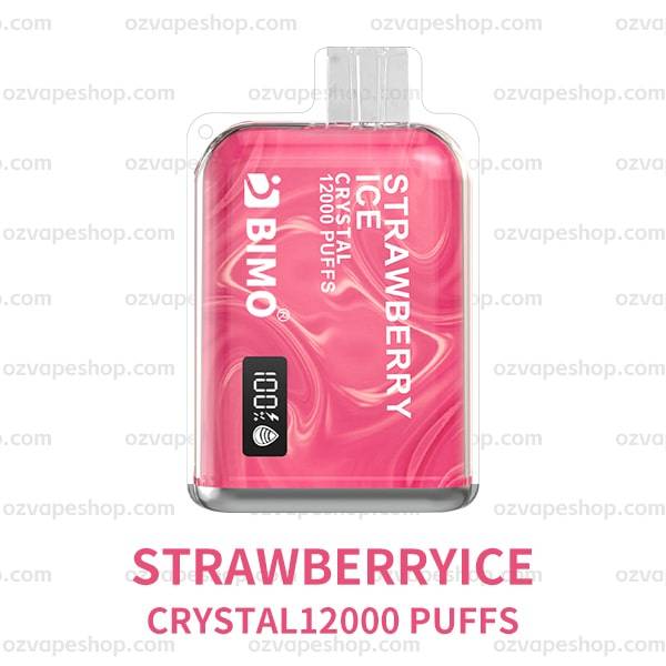 BIMO Crystal 12k Puffs- Strawberry Coconut