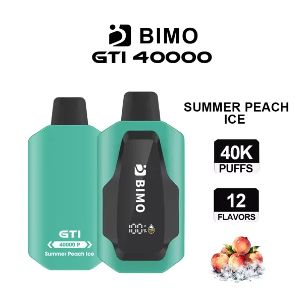 BIMO GTI 40000 Puffs – Summer Peach Ice