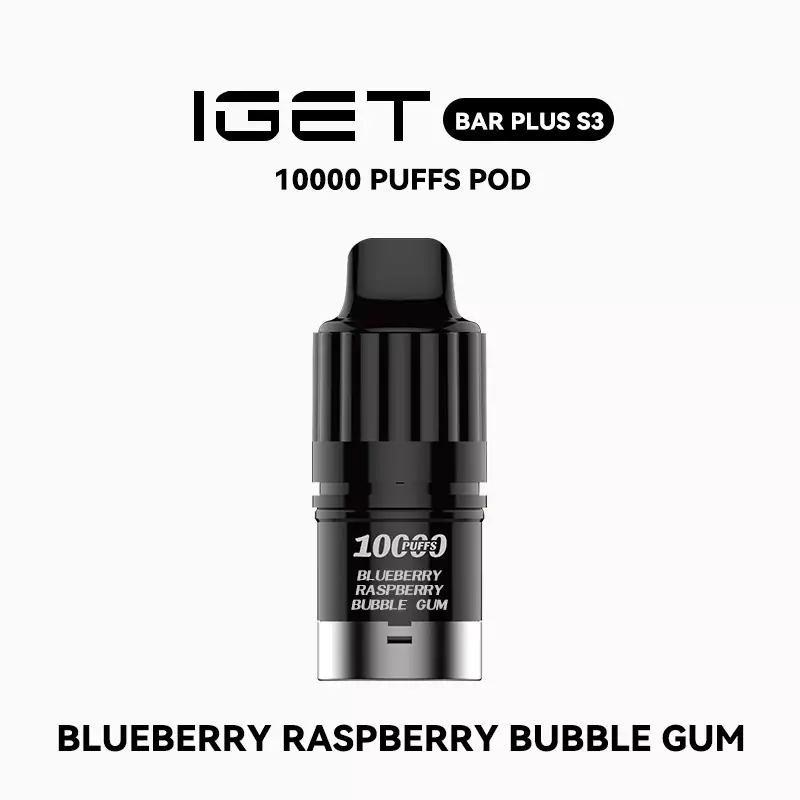 IGET Bar Plus S3 Pod – Blueberry Raspberry Bubble Gum