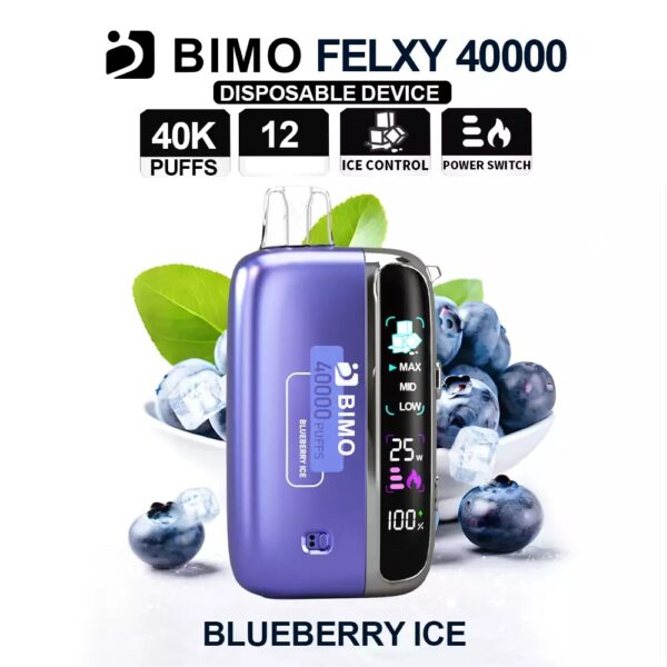 BIMO Felxy 40000 Kit – Blueberry Ice