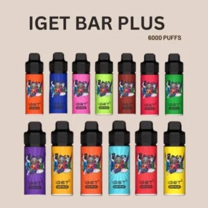 BULK 10 PCS – IGET BAR PLUS – 6000 PUFFS