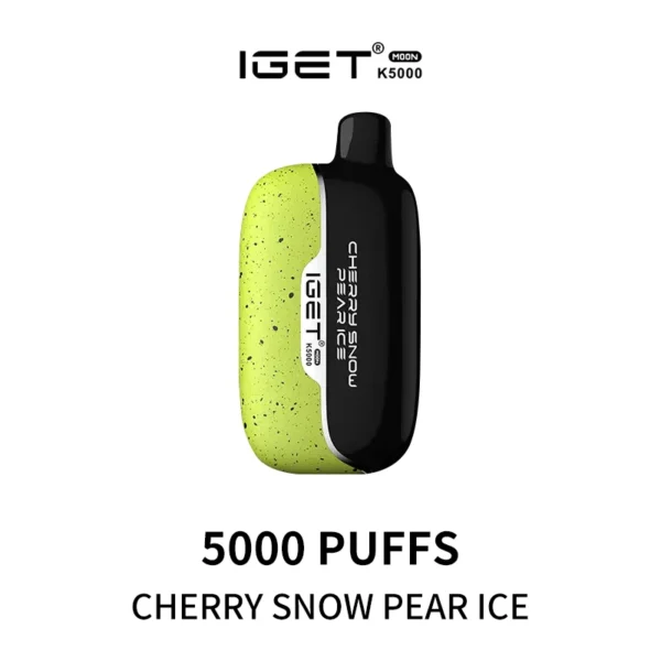 IGET Moon K5000 Puffs – Cherry Snow Pear Ice