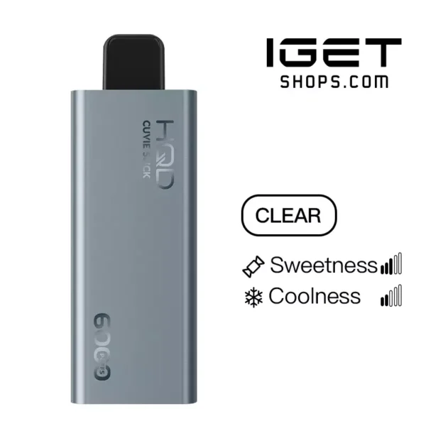 HQD Cuvie Slick 6000 – Clear (Light Tobacc)
