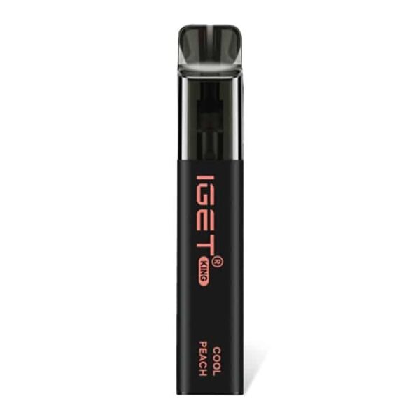 IGET King 2600 Puffs 30 options Cool Peach