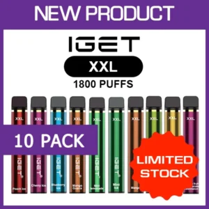 IGET XXL – 1800 PUFFS – 10 PACK