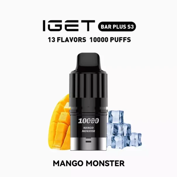 IGET Bar Plus S3 Pod – Mango Ice
