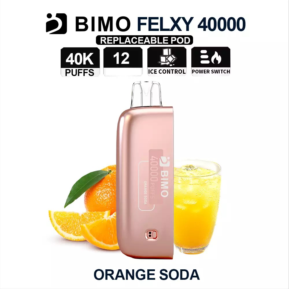 BIMO Felxy 40000 Pod – Orange Soda