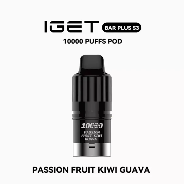 IGET Bar Plus S3 Pod – Passion Fruit Kiwi Guava
